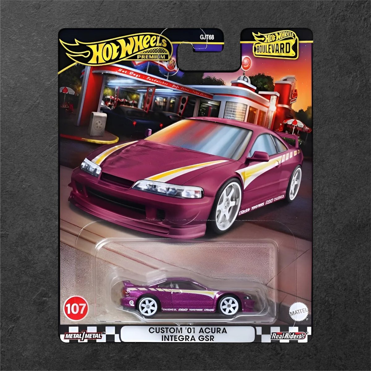 HWs Premium Custom 01 Acura Integra Gsr #107 - Boulevard