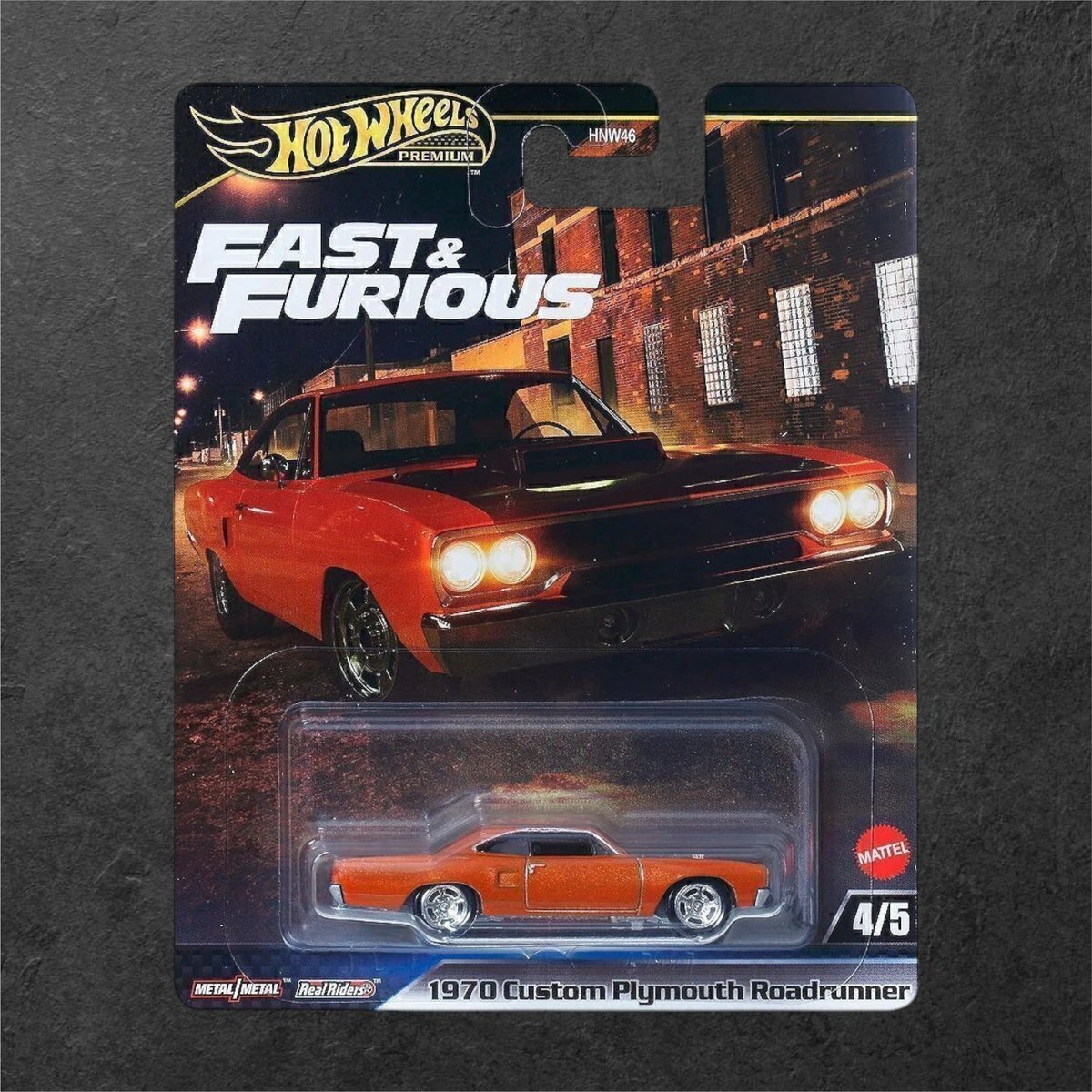 HWs Premium 70 Custom Plymouth RoadRunner - Fast & Furious