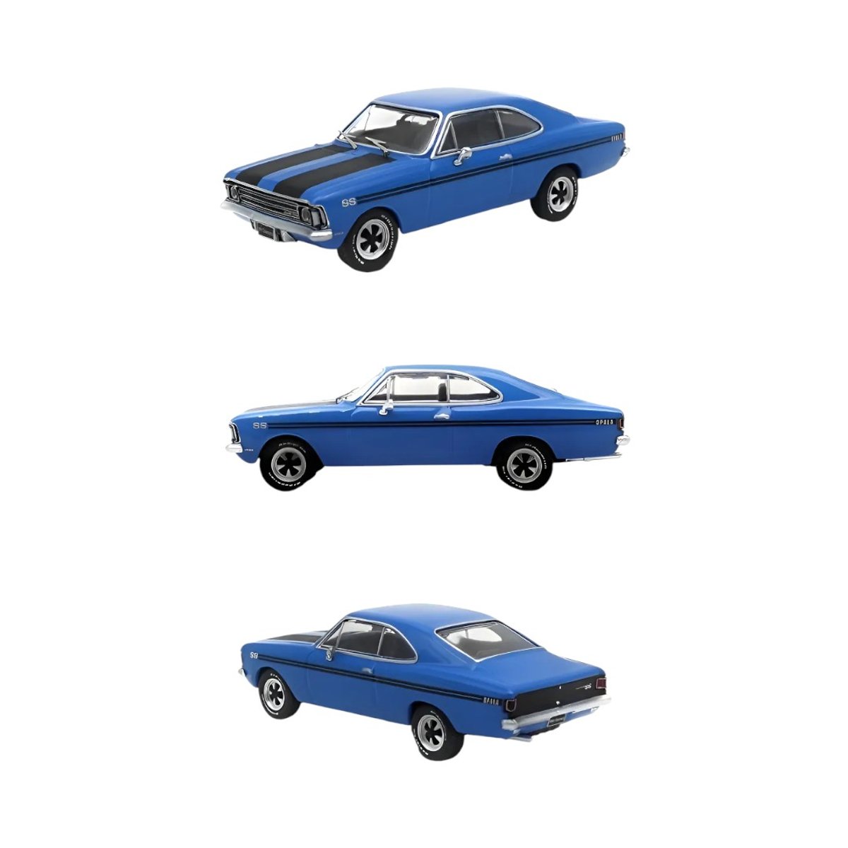 BR Classics - Chevrolet Opala Coupé SS 1974  - Azul - 2