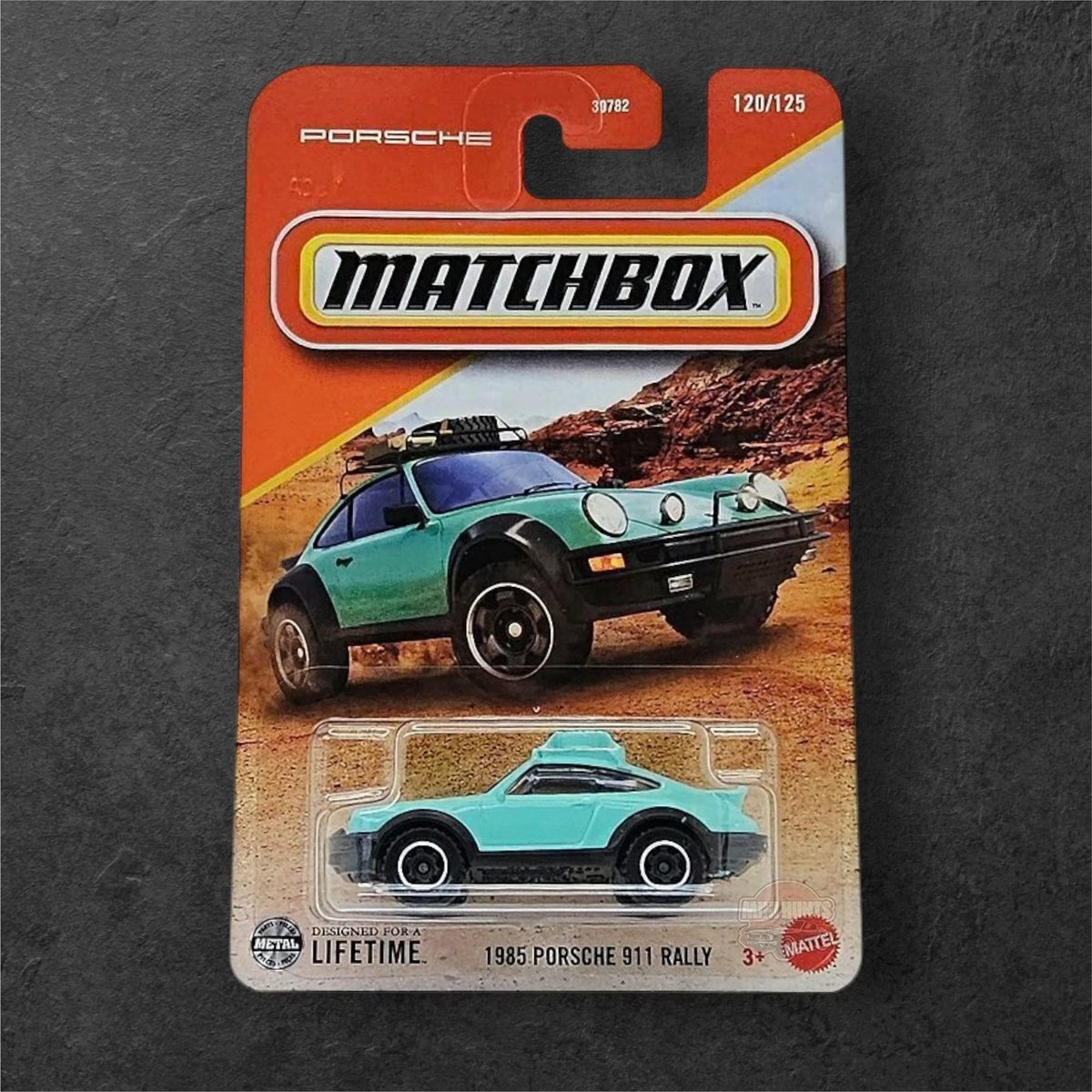 Matchbox 1985 Porsche 911 Rally - Verde