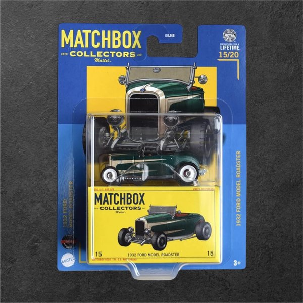 Matchbox - 932 Ford Model Roadster Green - Matchbox Collectors 