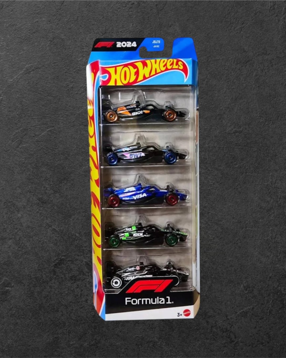 Hot Wheels - Basicos F1 Racing 5 Pack Cars Set
