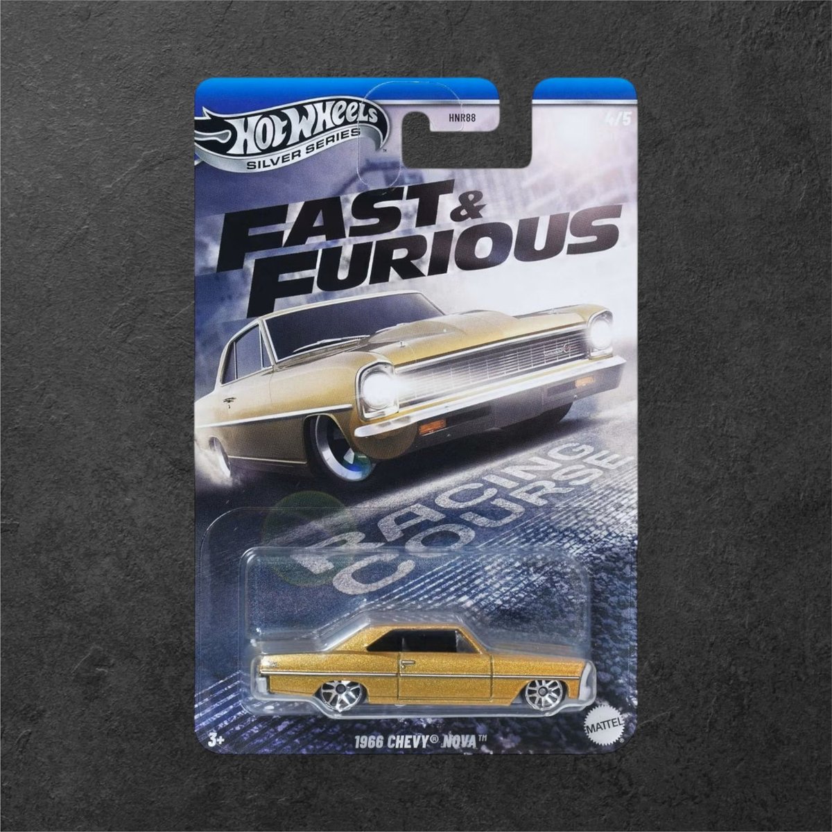 Hot Wheels - 1966 Chevy Nova Fast & Furious - Silver Series