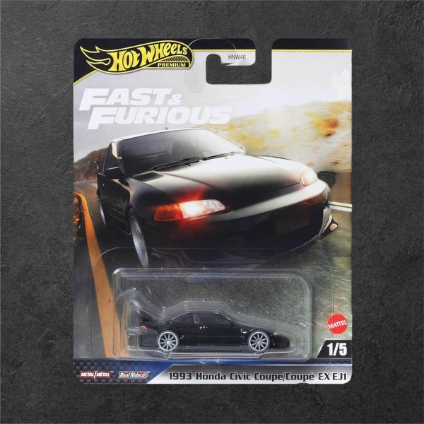 HWs Premium 9 Honda Civic Coupe EXEJ1 - Fast And Furious
