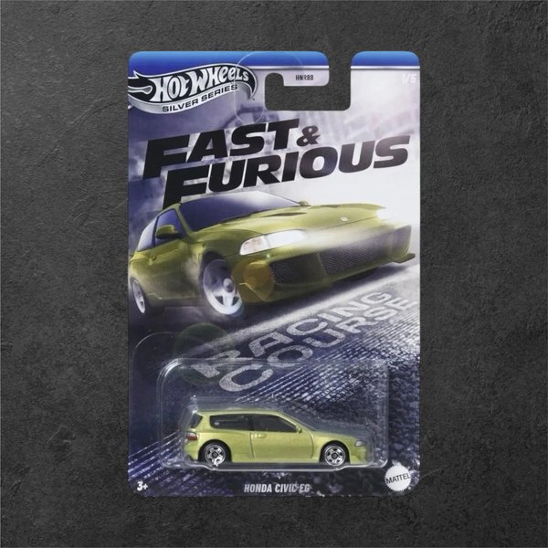 Hot Wheels - Civic EG Fast & Furious - Silver Series