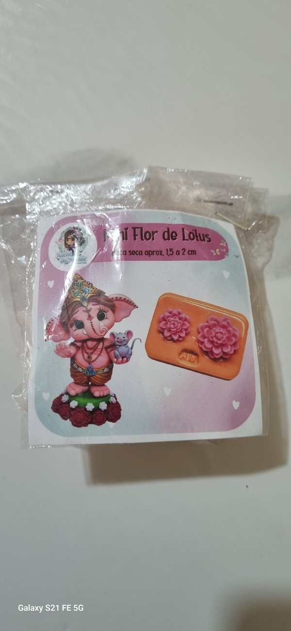 Molde flor de loto