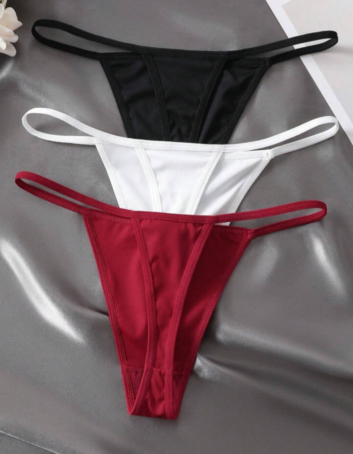 Tangas con estampado liso - 2