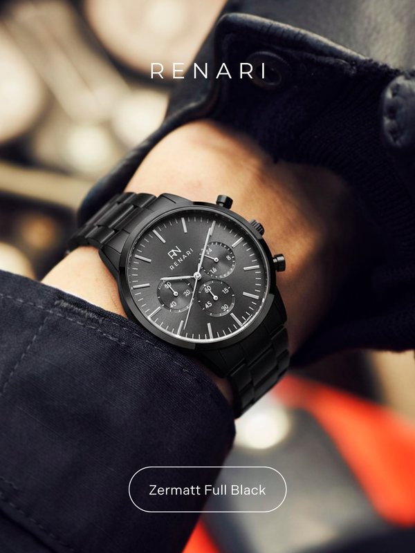 Reloj Zermatt Black - Gafas de sol Mónaco.