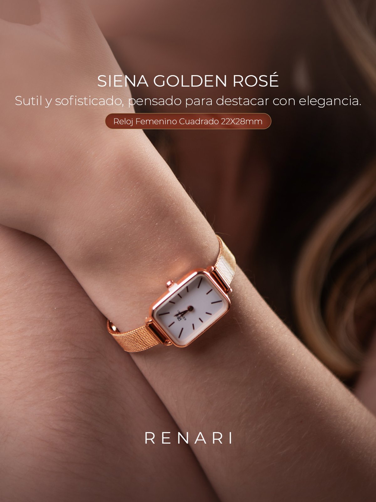 Reloj Siena Rosé Golden