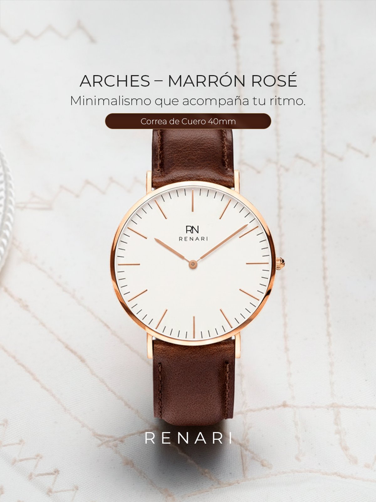 Reloj Arches - Reloj Chicago - Bolsa de regalo. - 2