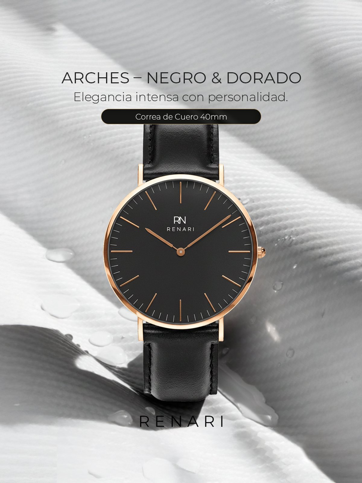 Reloj Arches Black