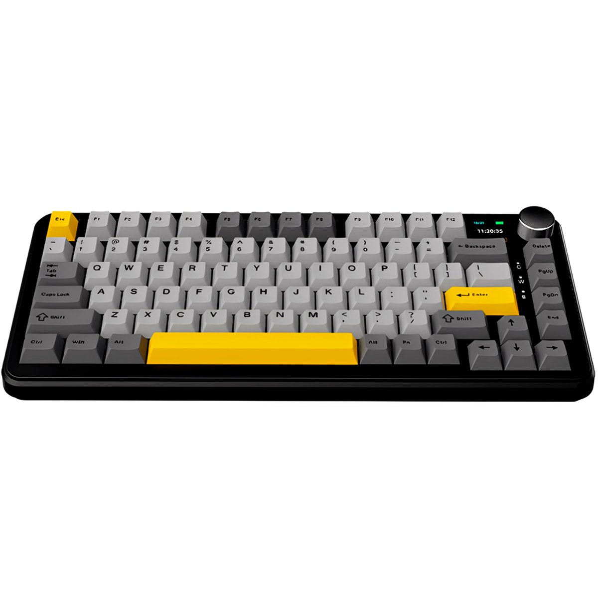 Teclado Gamer Ajazz x Nacodexx AF82 - Inálambrico - Formato 75% (Negro y Gris) - 3