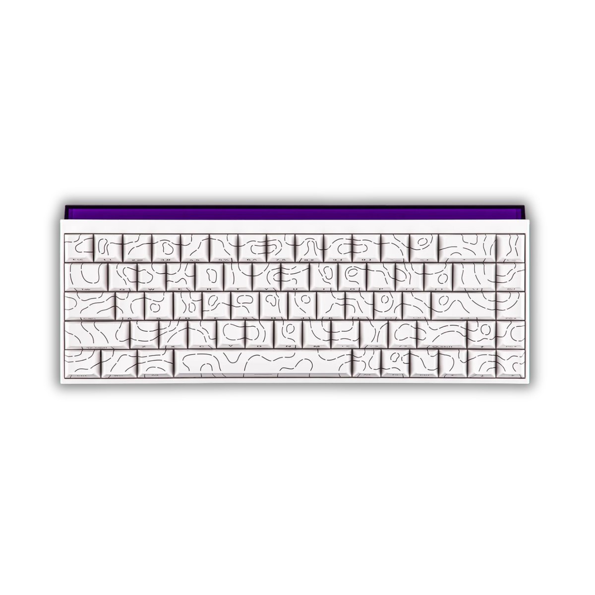 Teclado Mecánico Ajazz x Nacodex NK68 65% - Switch Red (Blanco) - 2