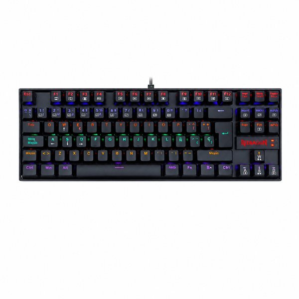 Teclado Mecánico Redragon Kumara K552-KR - Negro - Switch Red
