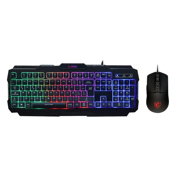 Kit Gamer Teclado + Mouse MSI Forge GK100