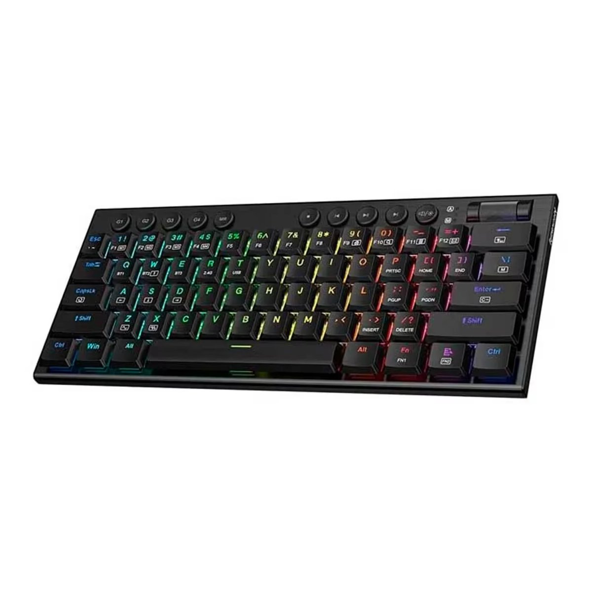 Teclado Redragon Horus Mini Pro K632 - RGB - Switch Red - 60% - Inalámbrico - Negro - 2