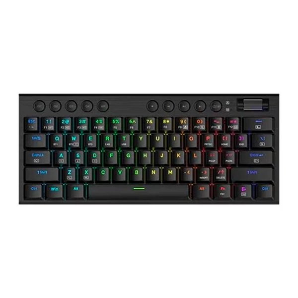Teclado Redragon Horus Mini Pro K632 - RGB - Switch Red - 60% - Inalámbrico - Negro