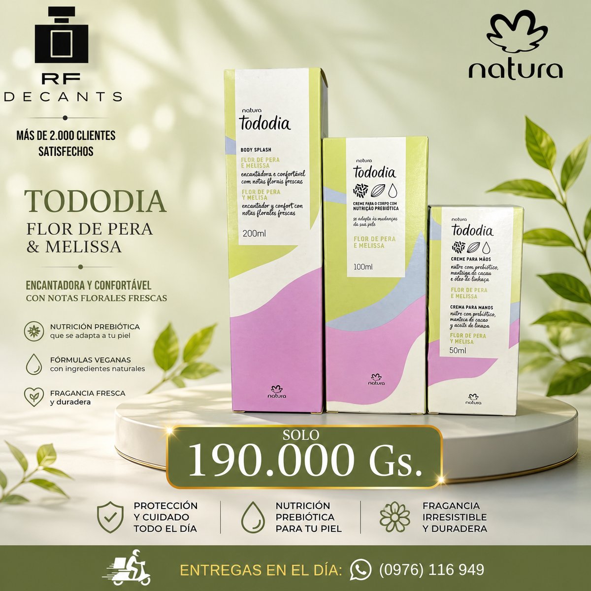 Kit Natura Flor De Pera