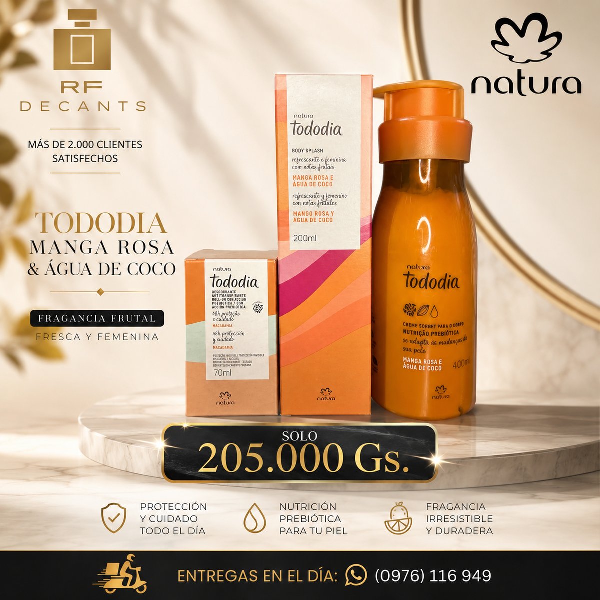Kit Natura Manga Rosa