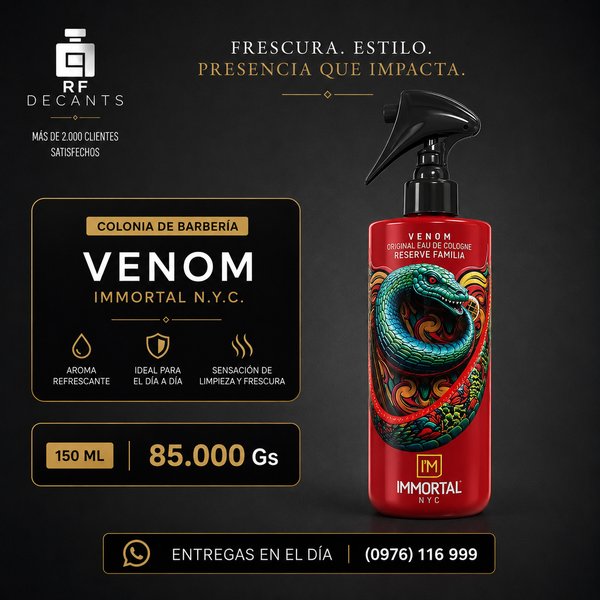 Immortal Venom Eau De Cologne 150 ML