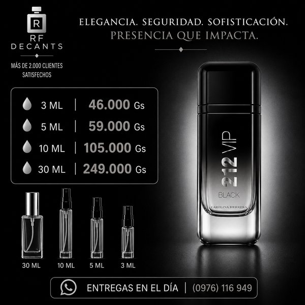 CH 212 Vip Black Edp