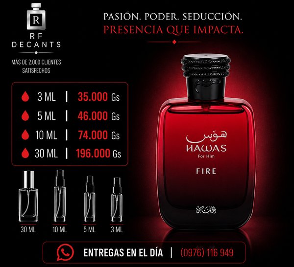 Rasasi Hawas Fire Edp