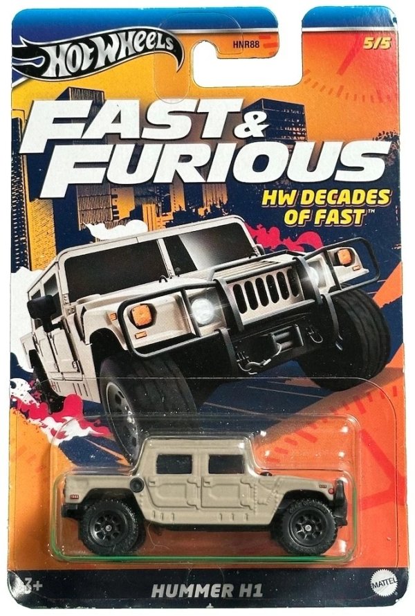 Fast & Furious: HW Decades of Fast #5/5 Hummer H1 color beige, 2024