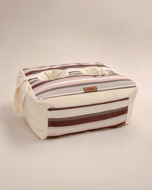 Almohada Matera – Rayas Tierra
