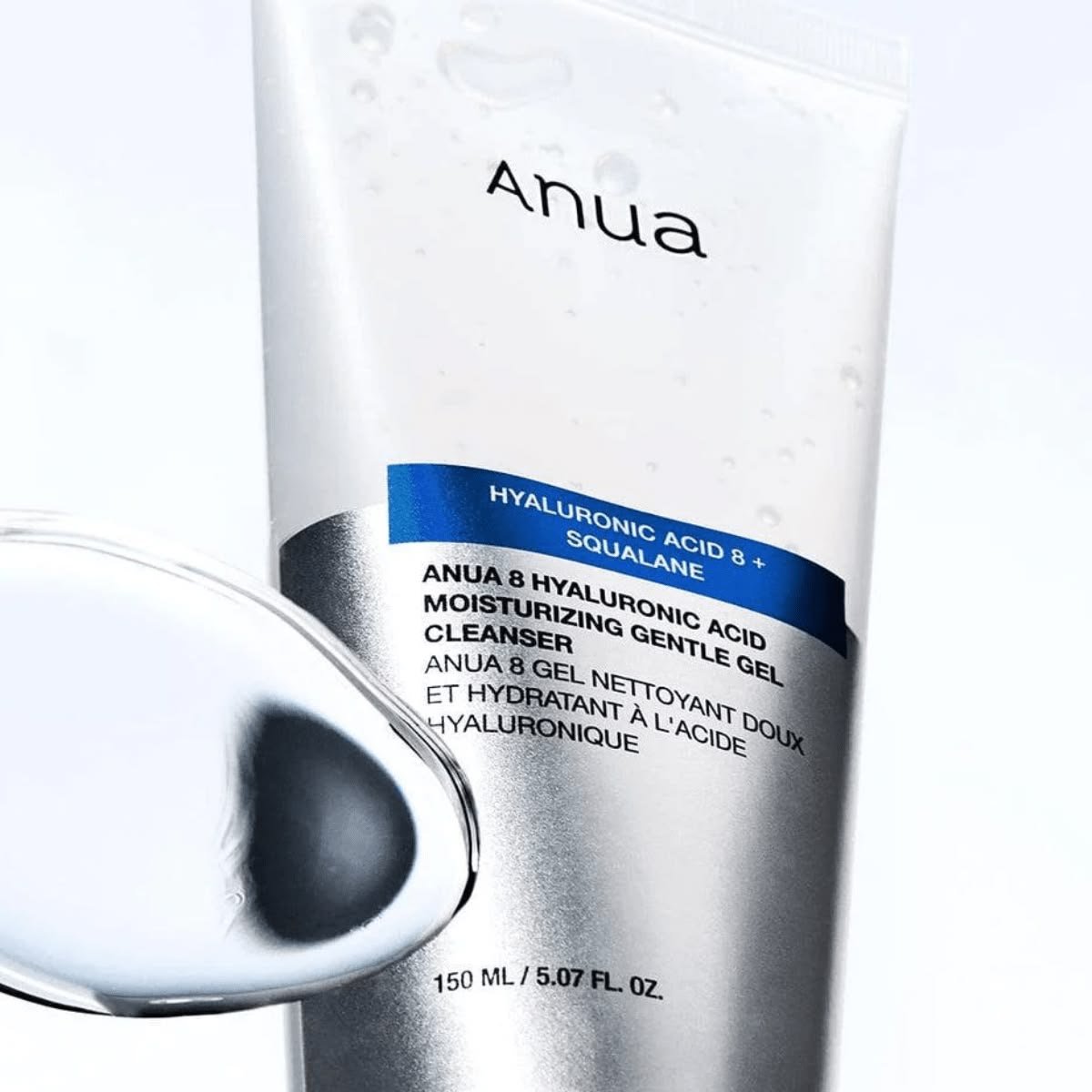 [ANUA] 8 Hyaluronic Acid + Squalane Gentle Gel Cleanser 150 ml  - 2