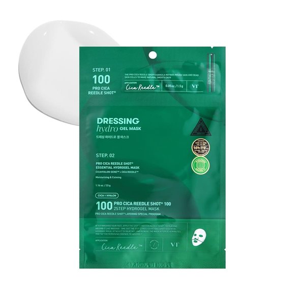 [VT Cosmetics] Pro Cica Reedle Shot 100 2Step Hydrogel Mask