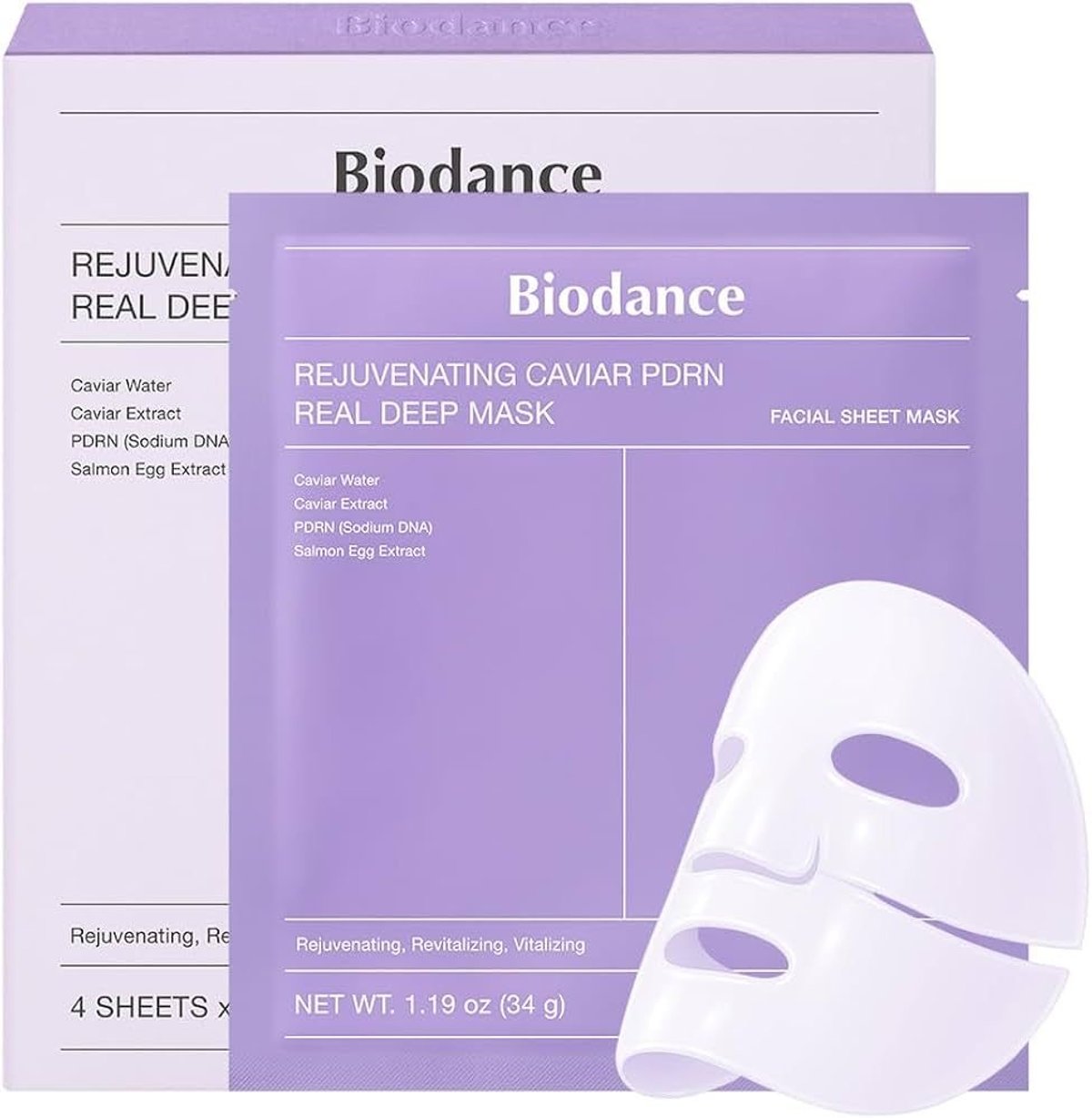🟣 Biodance Rejuvenating Caviar PDRN Real Deep Mask