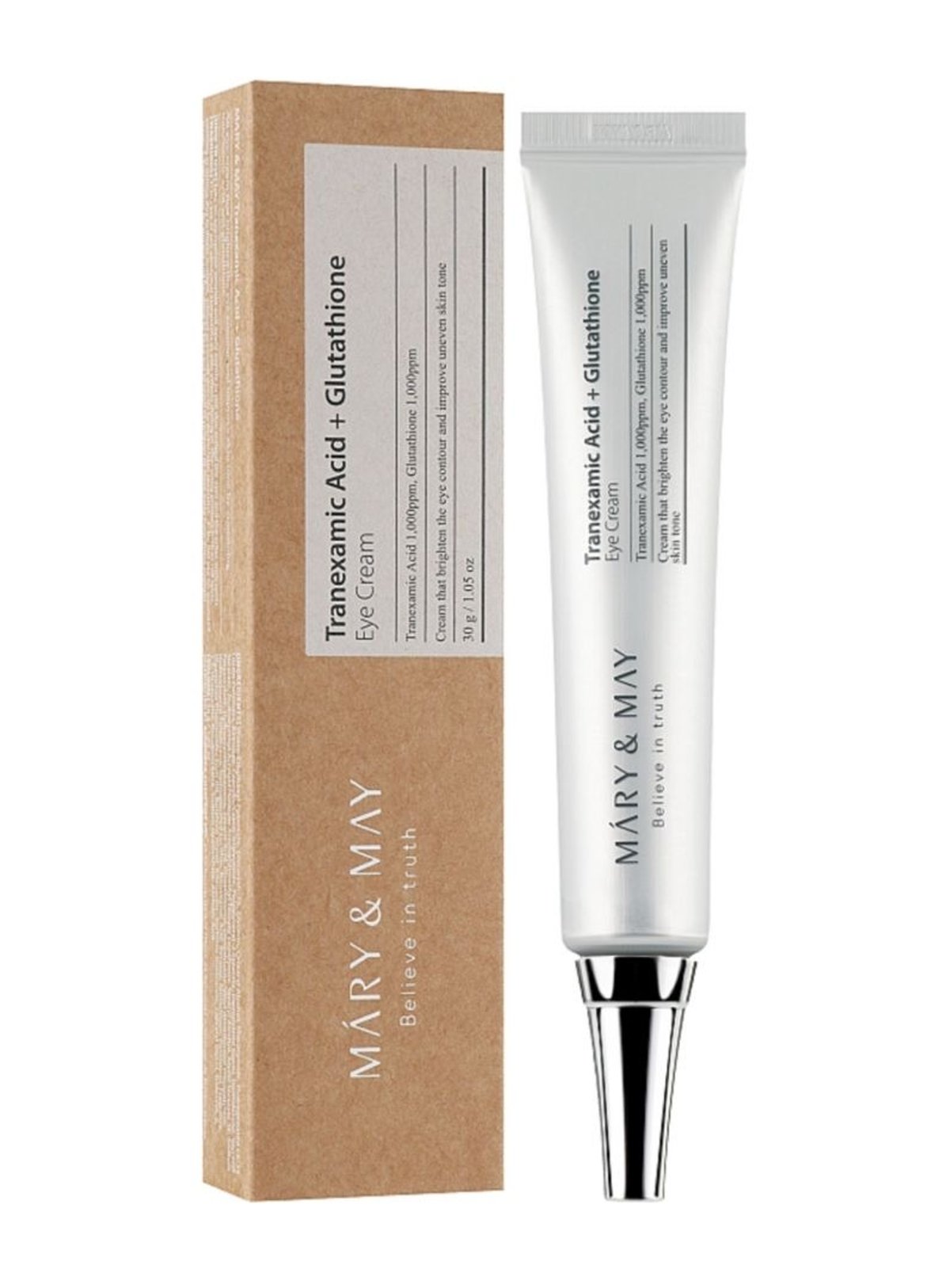 👁️ Mary & May Tranexamic Acid + Glutathione Eye Cream 30 ml