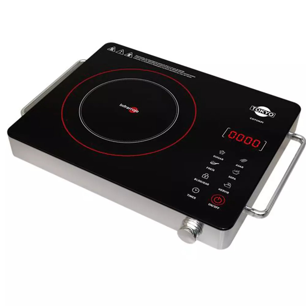 PLACA INFRARROJA TOKYO CON ASAS DISPLAY LED + PANEL TOUCH C/TIMER - 3