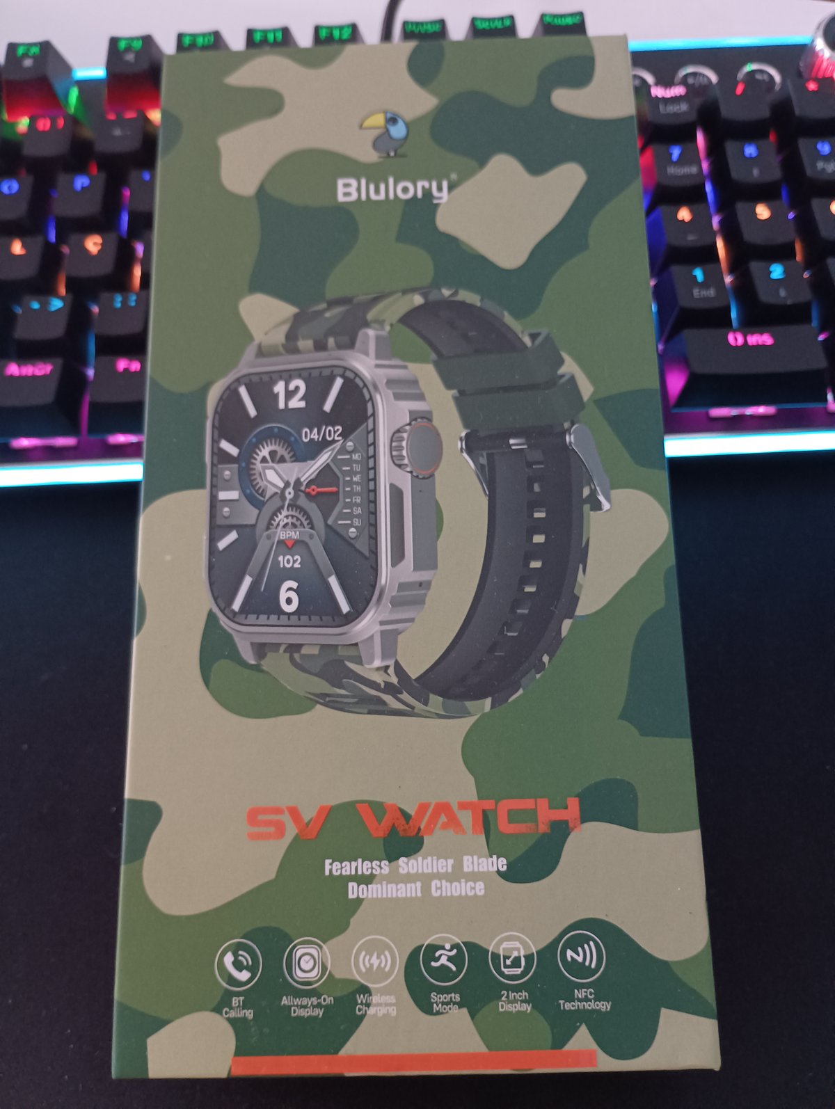 Smartwatch Blulory SV en diseño camuflado - 3