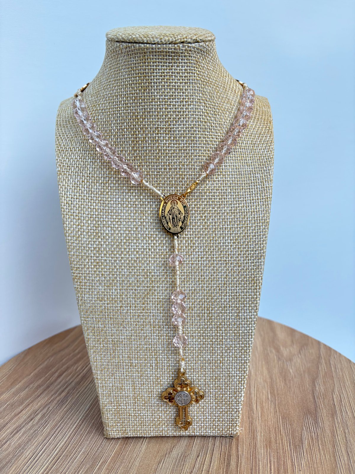 Rosario Cristal Facetado