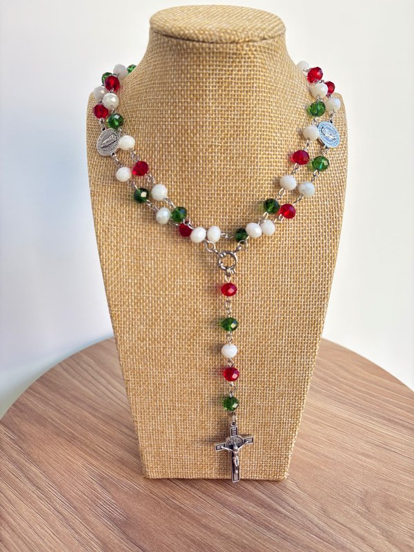 📿 Rosario Cristal 6mm a 10mm