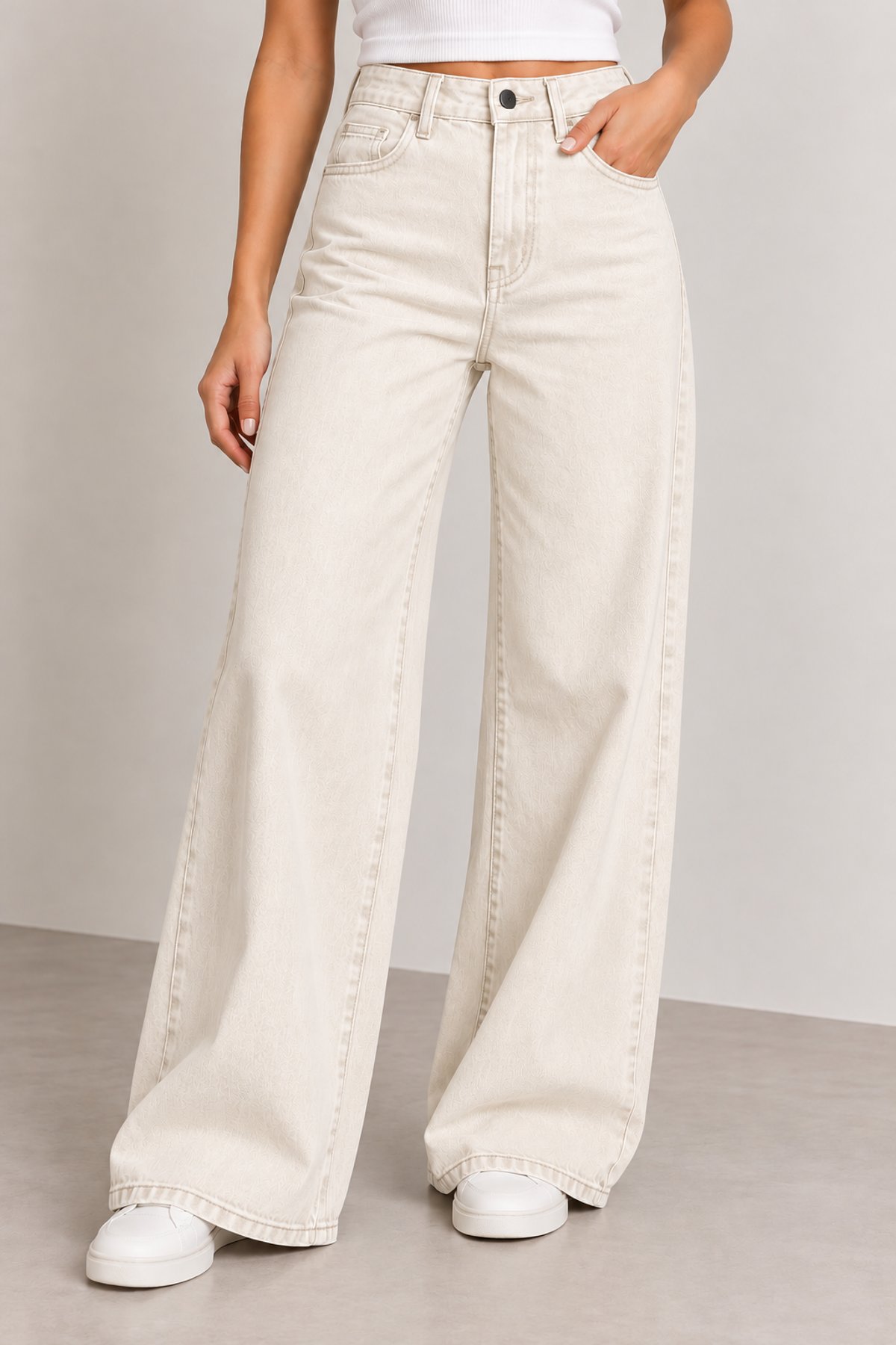Jeans Wide Leg Rígido  - 4
