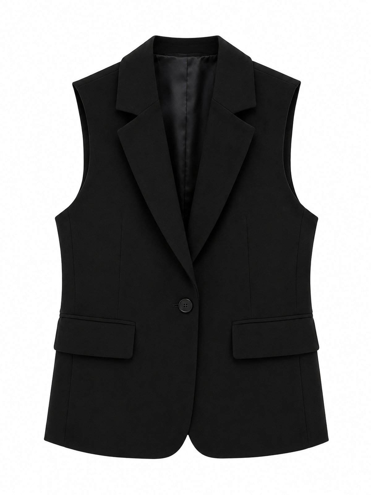 Blazer Forrado Sin mangas - 3