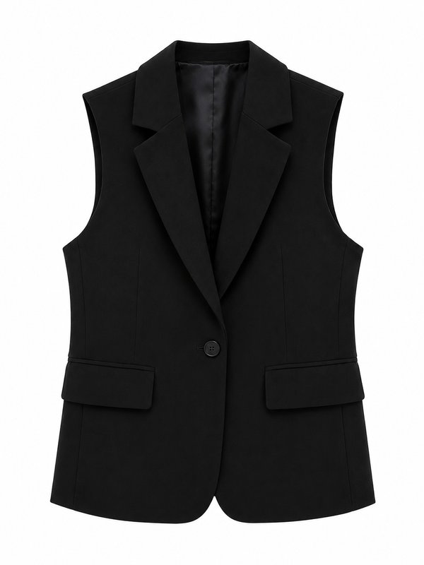 Blazer Forrado Sin mangas