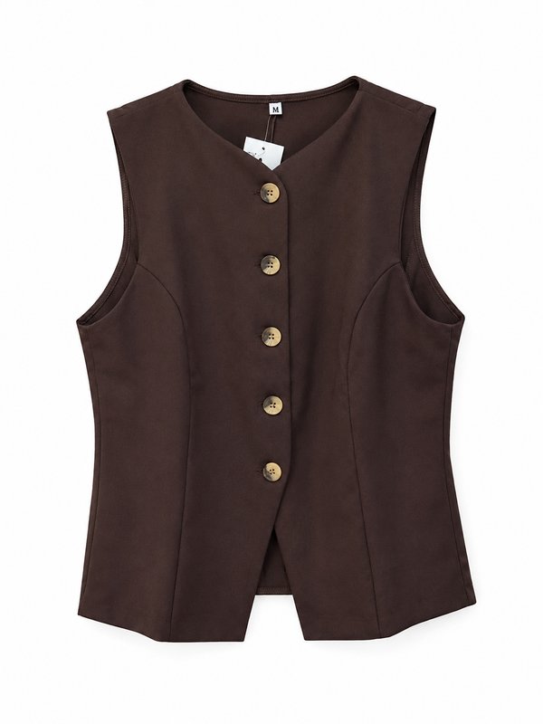 Chaleco Marron