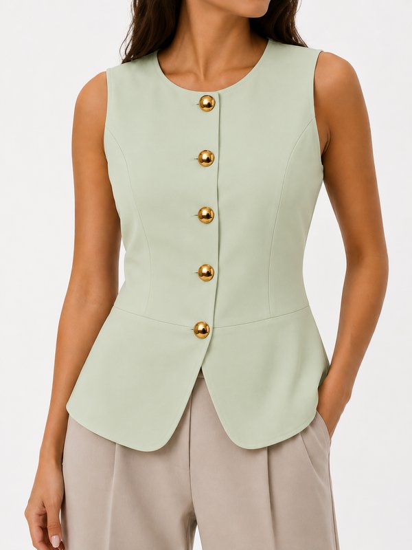 Blusa tipo chaleco 