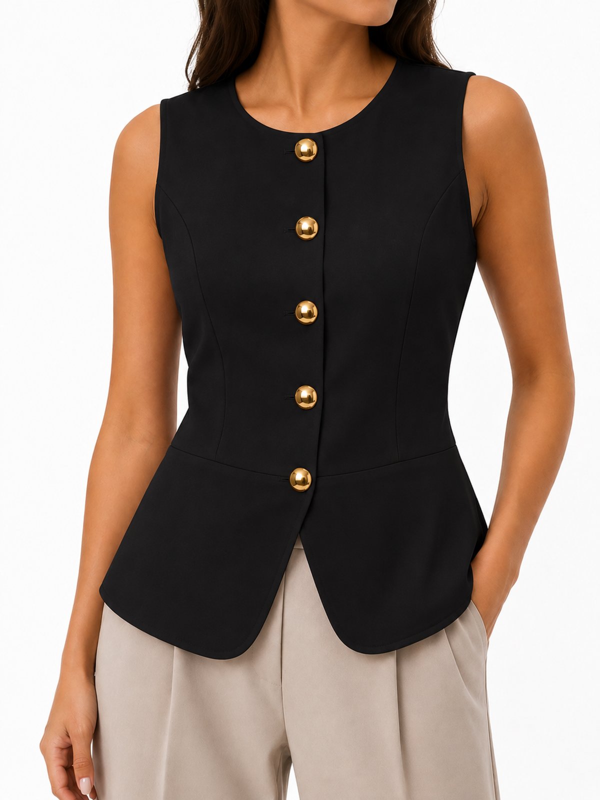 Blusa tipo chaleco  - 5