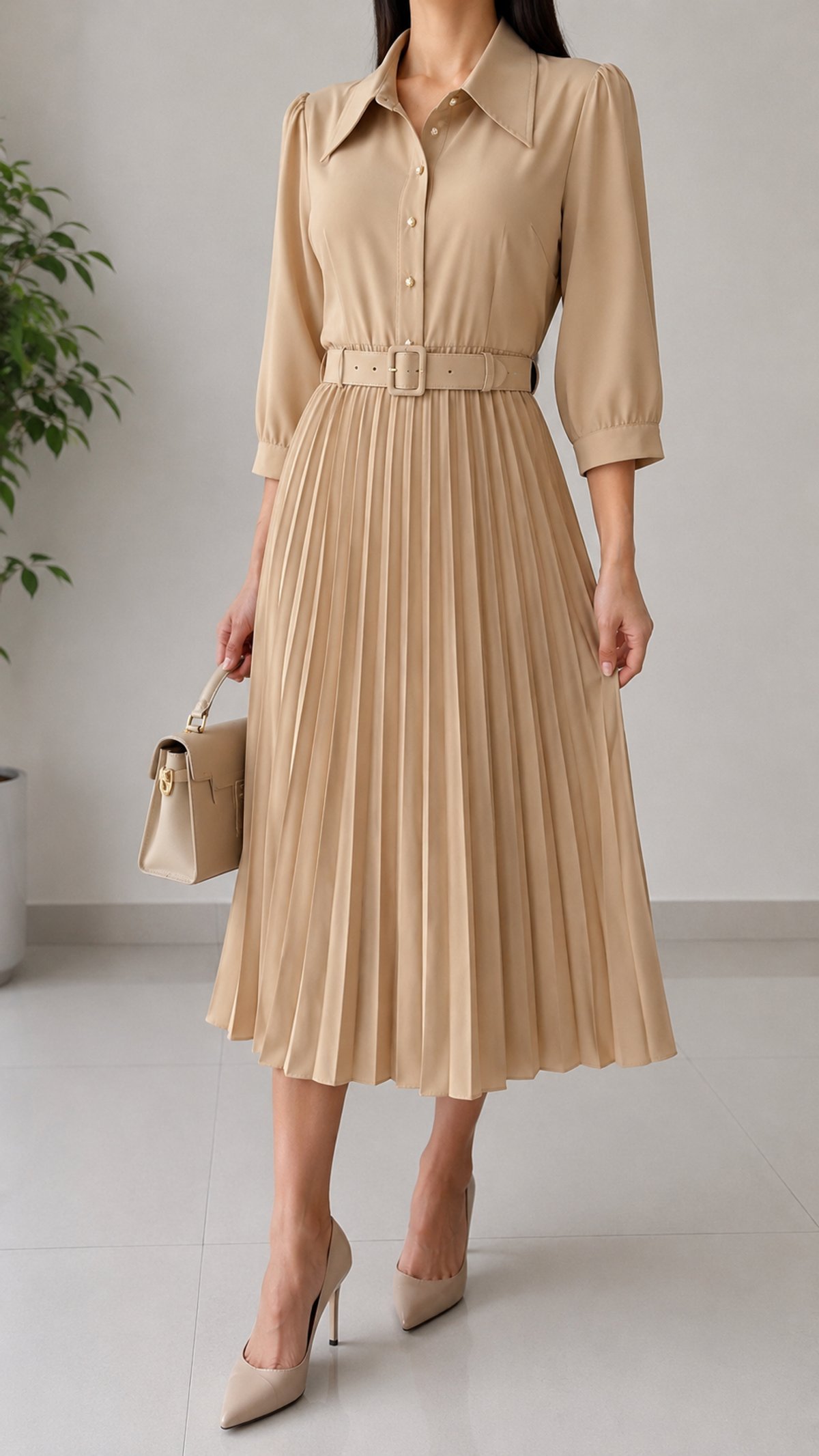 Vestido Plisado - 2