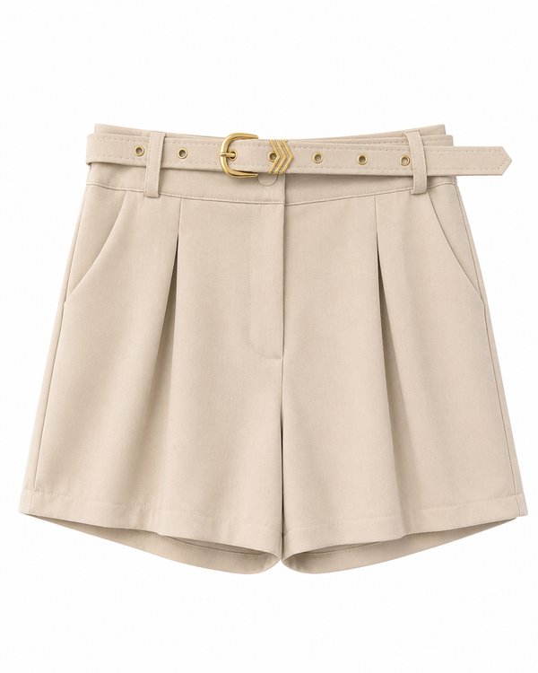 Short con cinto