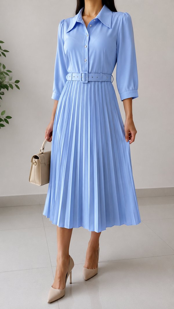 Vestido Plisado