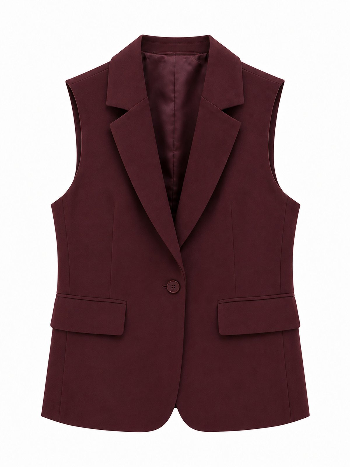 Blazer Forrado Sin mangas - 2