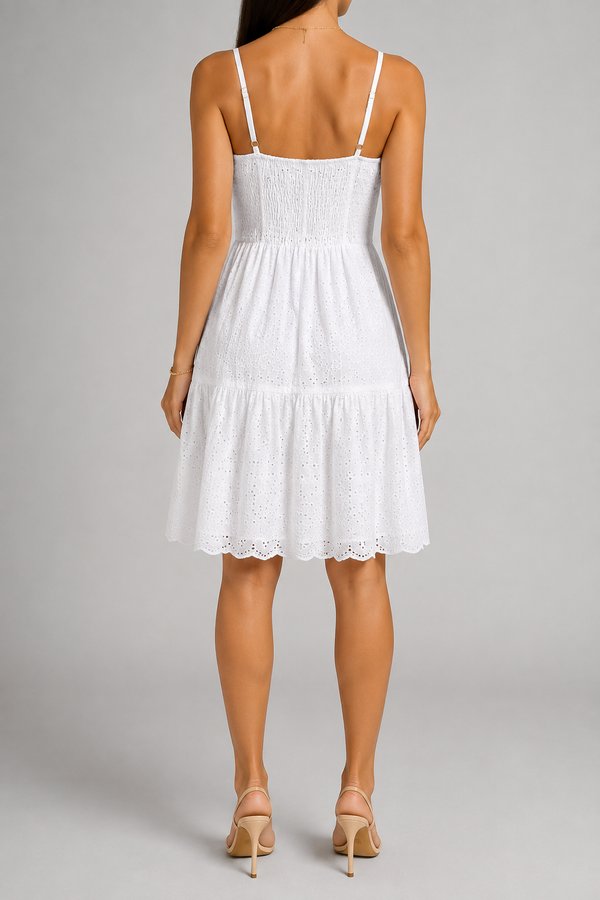 Vestido Broderie blanco