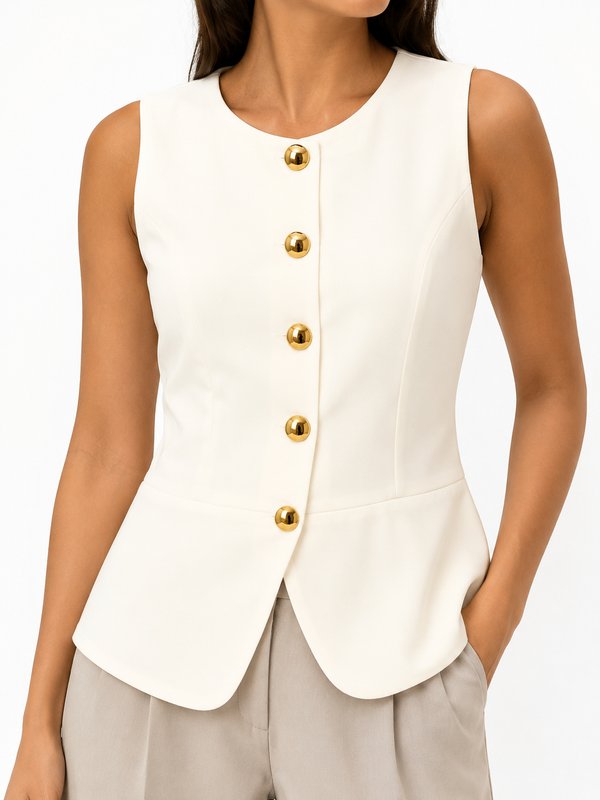 Blusa tipo chaleco 