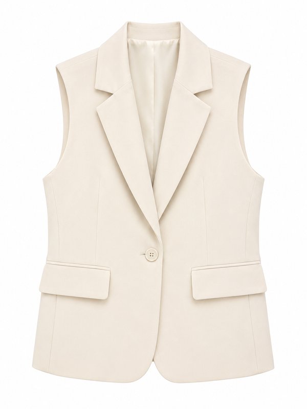 Blazer Forrado Sin mangas