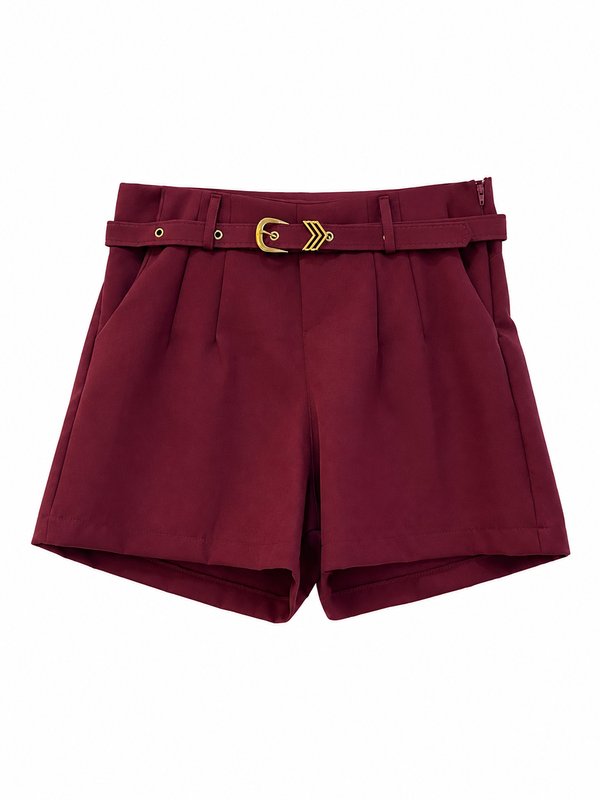 Short con cinto